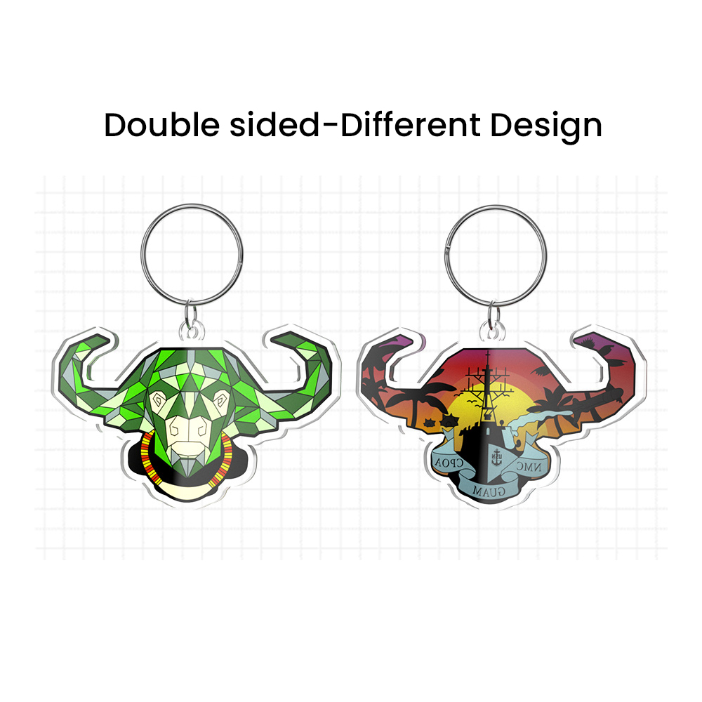1.25" Custom Acrylic Keychain 3