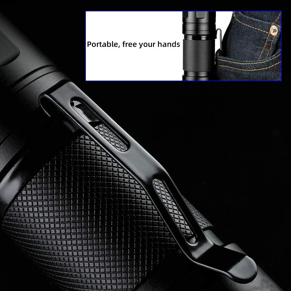 3000 Lumens Zoomable LED Flashlight Extremely Bright USB-C Powered Rechargeable 3700mAh With Power B 13