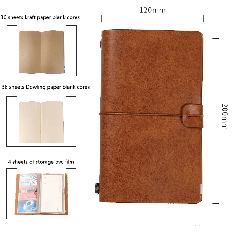 A6 Creative Student Handbook Kraft Paper Business Notepad 5