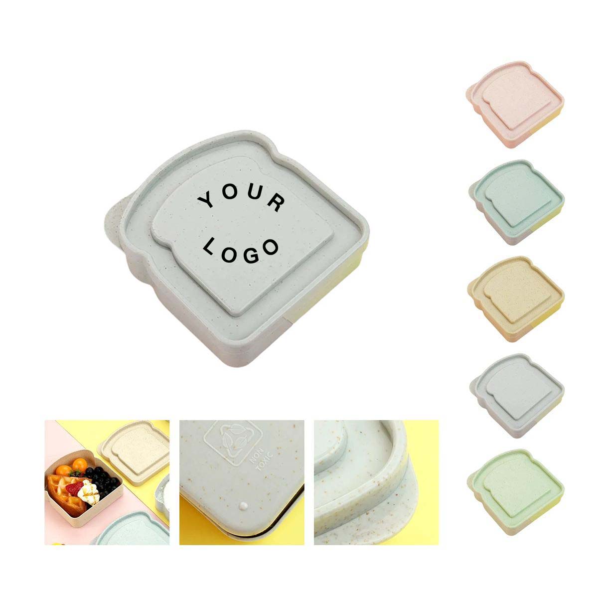 Compact Bread Style Lunch Container for Daily Use 6