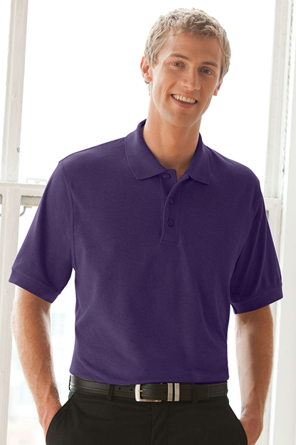 Soft-Blend Double-Tuck Pique Polo 129