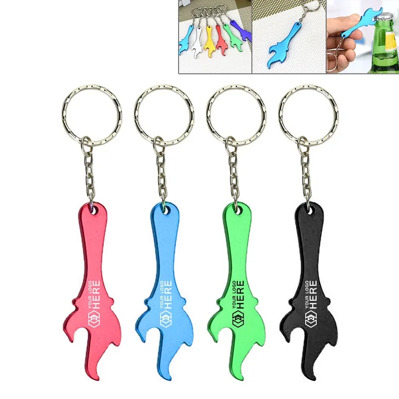 Torch Shape Bottle Opener Keychains 4