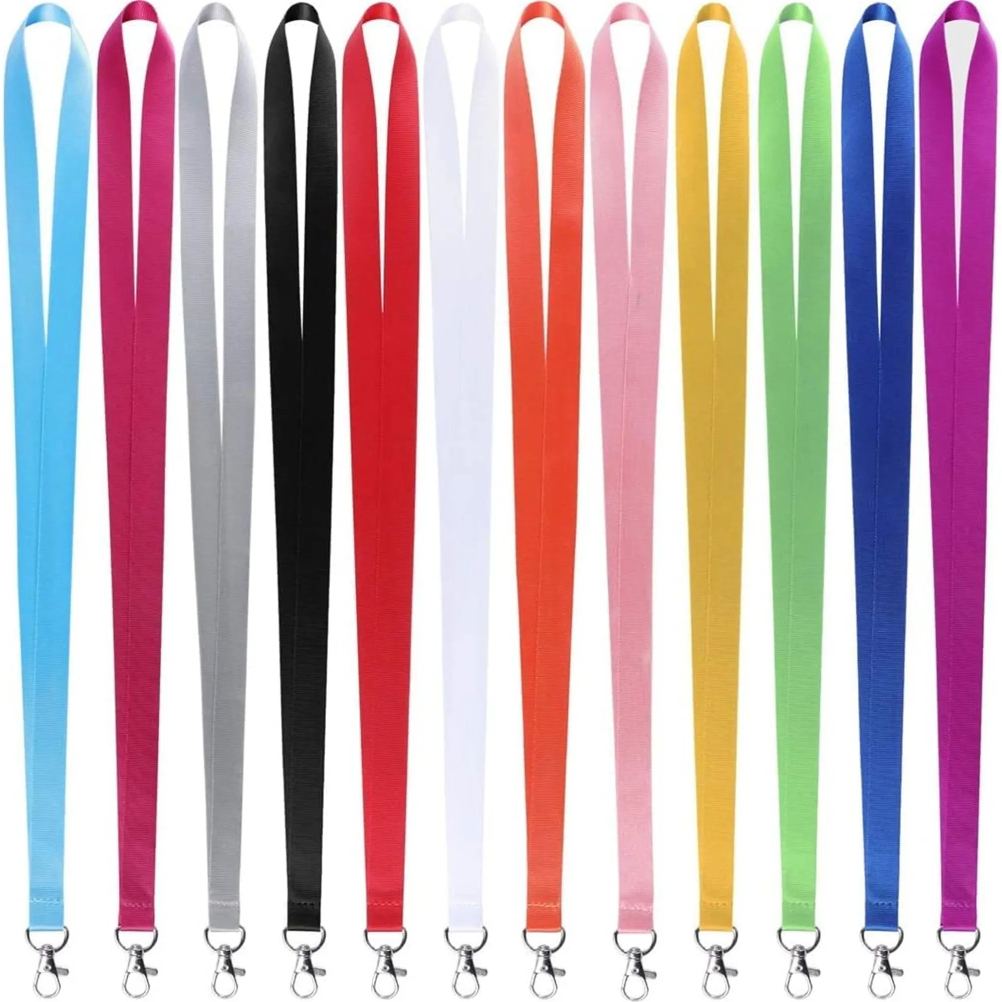 5/8'' Colorful Lanyard with Swivel Hook Clips 1