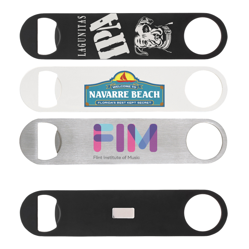 Paddle Style Bottle Opener w/ Magnet 2