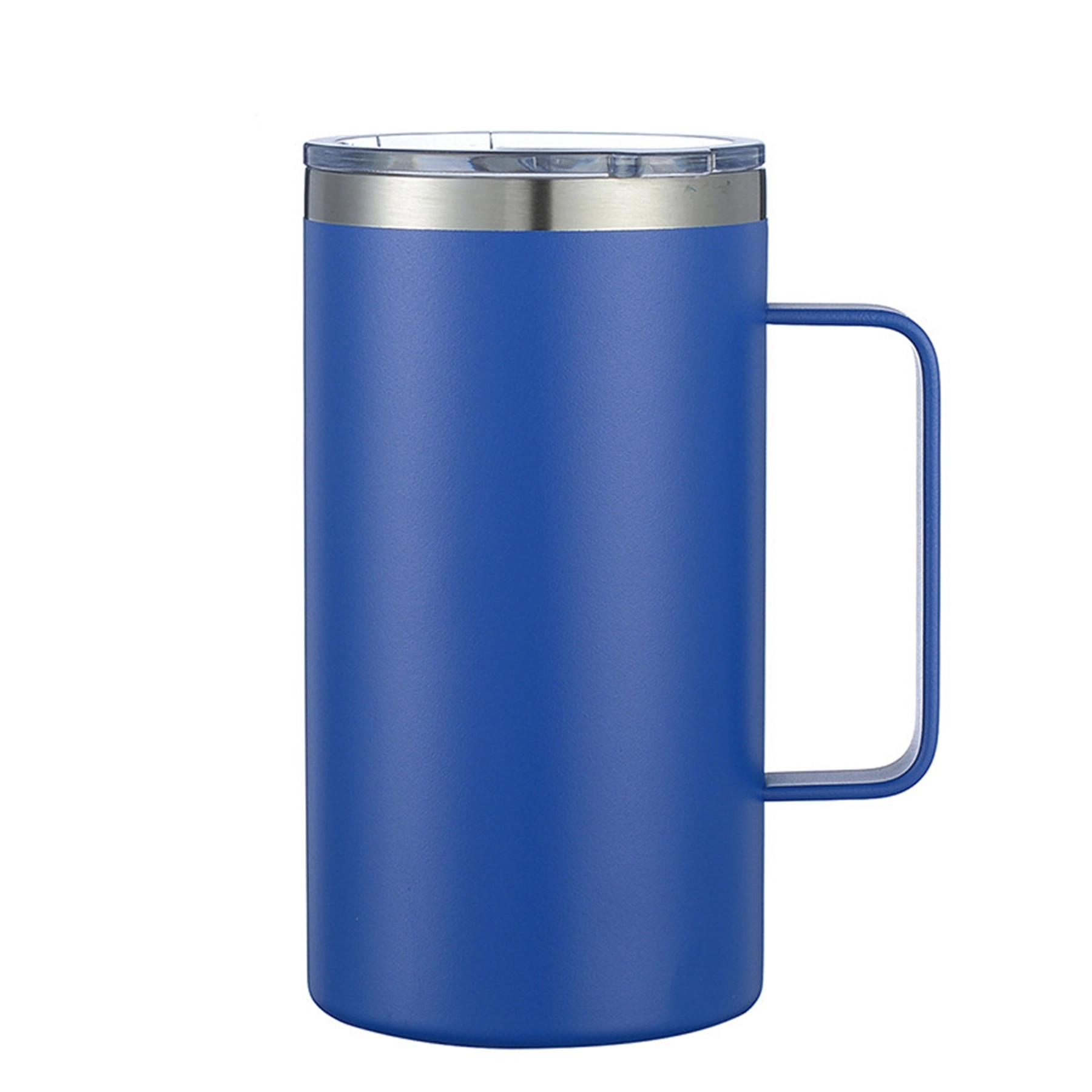 24 Oz Stainless Steel Vacuum Coffee Mug with Handle 2