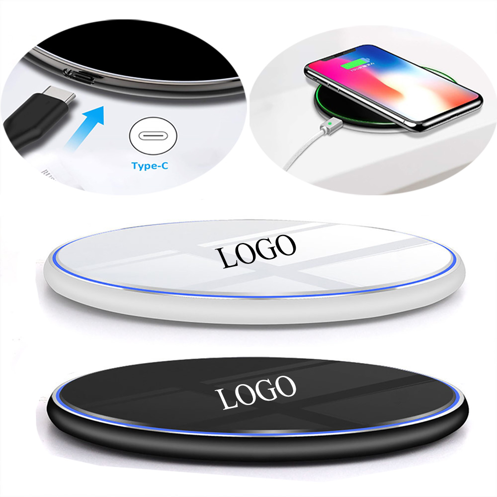 4" Dia Qi 10W Round Wireless Fast Charging Pad 1