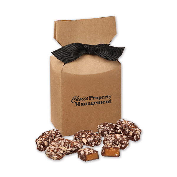 English Butter Toffee in Kraft Premium Delights Gift Box 1
