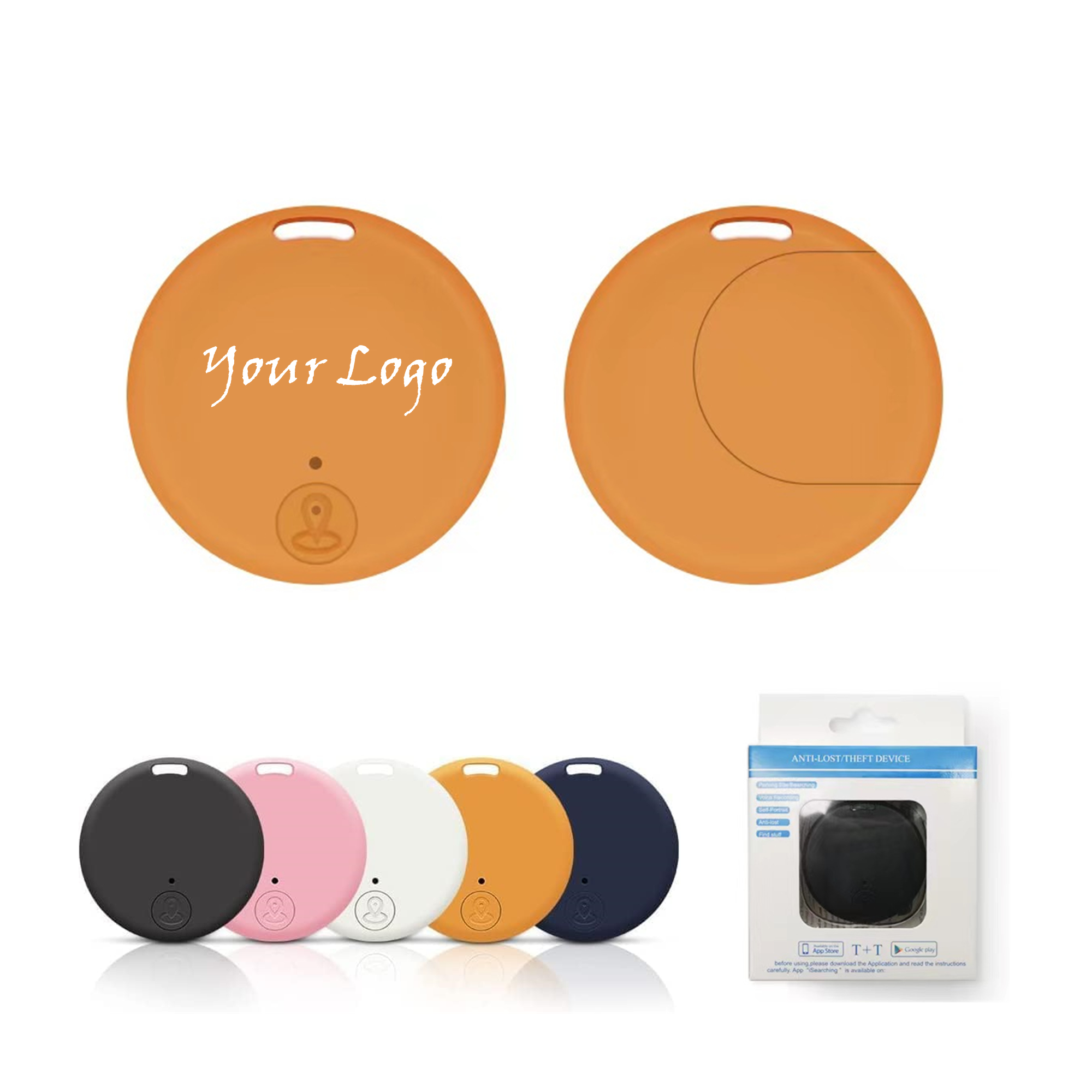 Mini GPS Tracking Tags Round