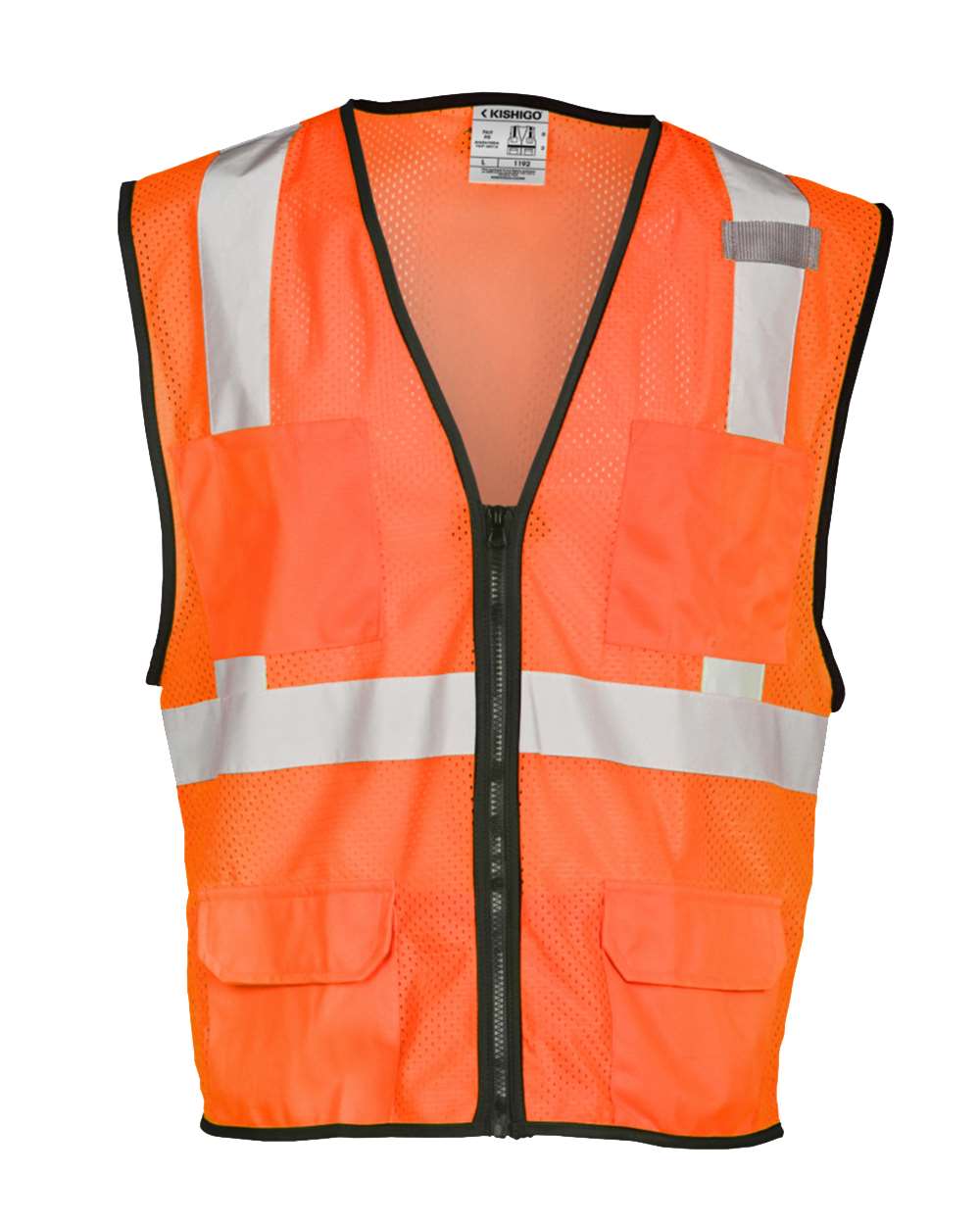 Unisex Economy Mesh 6-Pocket Vest - 1191-1192 2