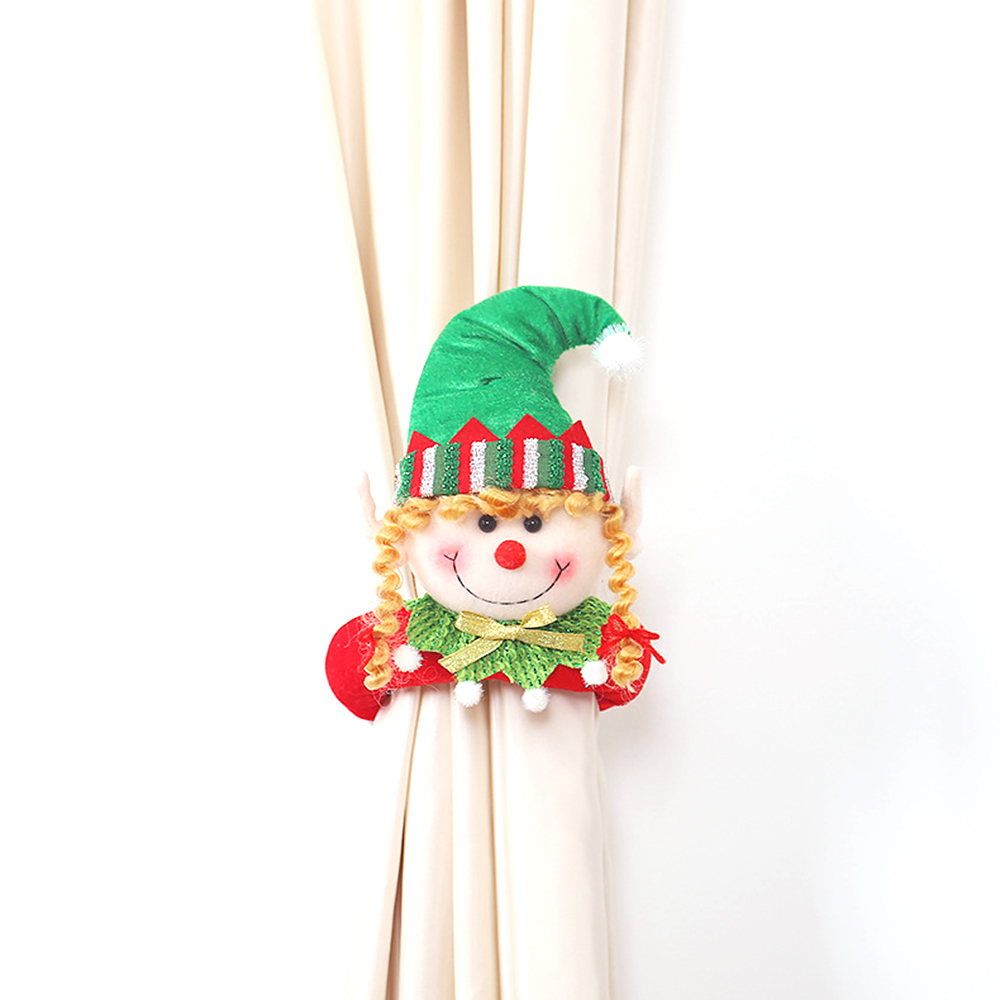 Christmas Elf Doll Curtain Buckle, promotional household item with logo imprint 7