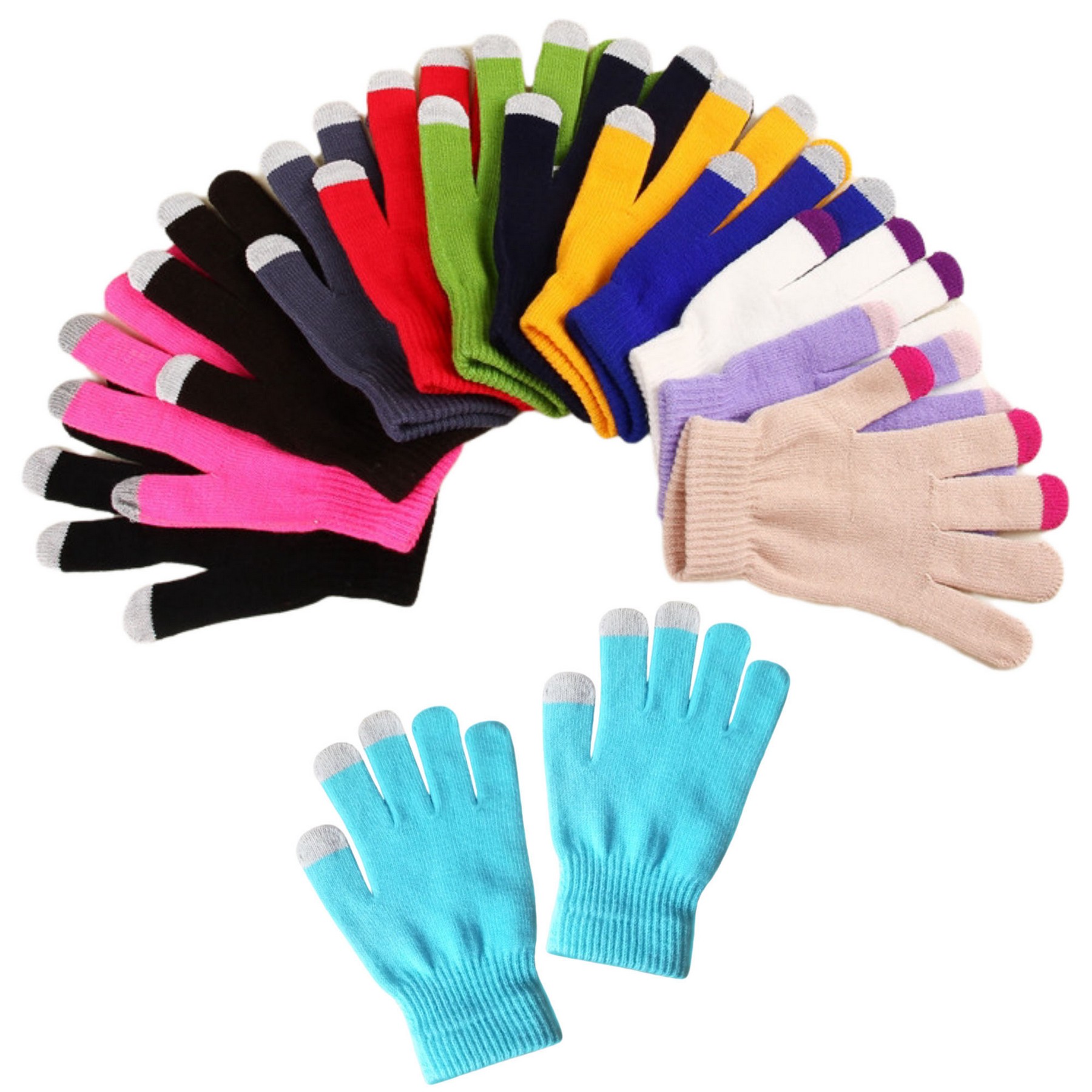 Knitted Touch Screen Gloves