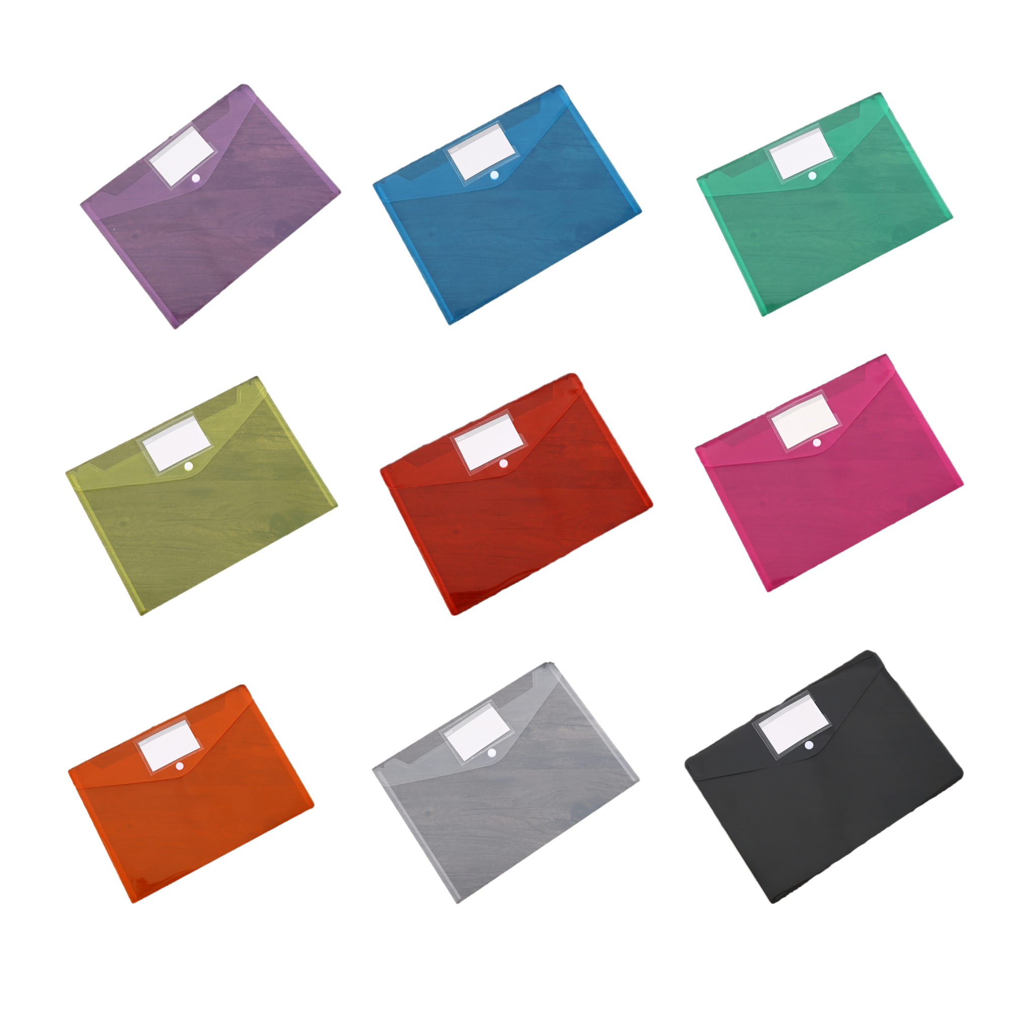 A4 Size File Folder With Label Slot 3