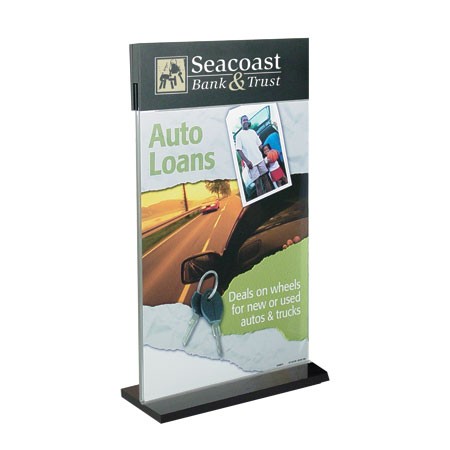 8 5"w x 11"h Acrylic Counter Frame with Header