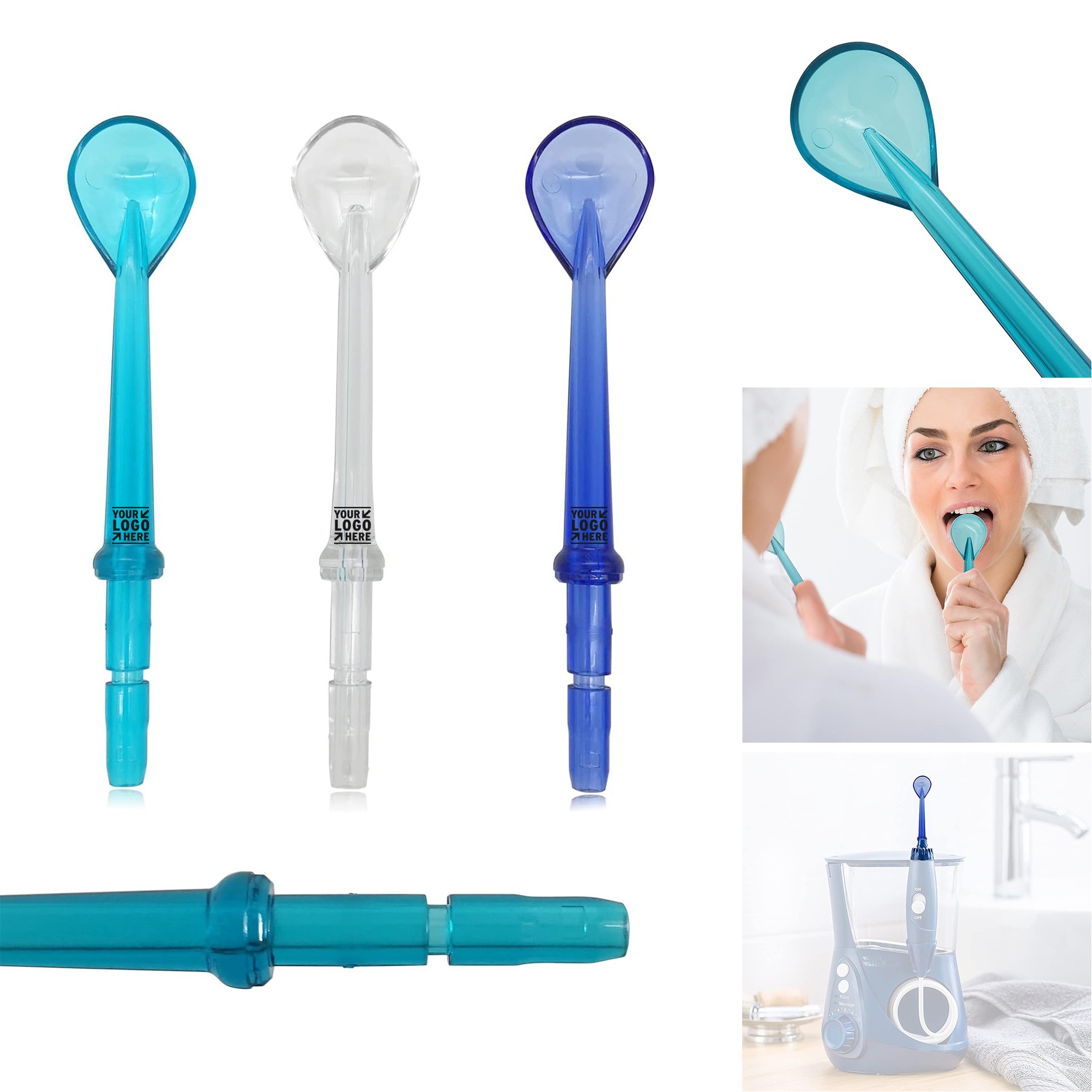 Waterpik Water Flosser Tongue Scraper Attachment Replacement 2
