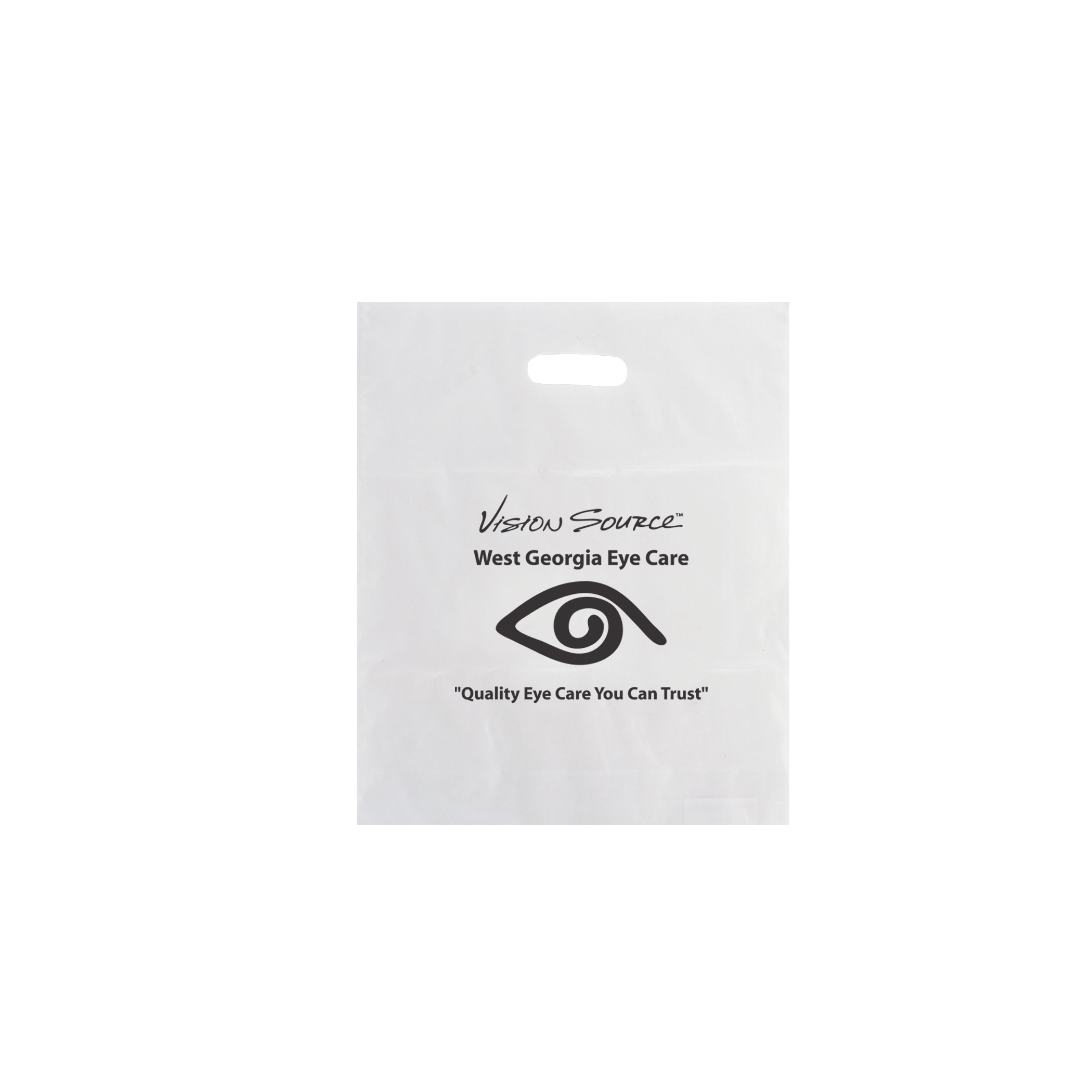 Non Reinforced HDPE Frosted Die Cut Bag 2