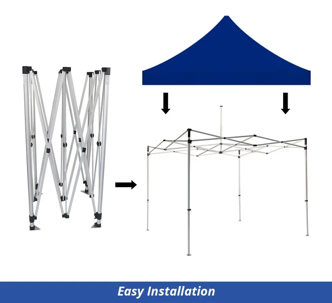 Blue Canopy Tent (Topper + Frame) 3