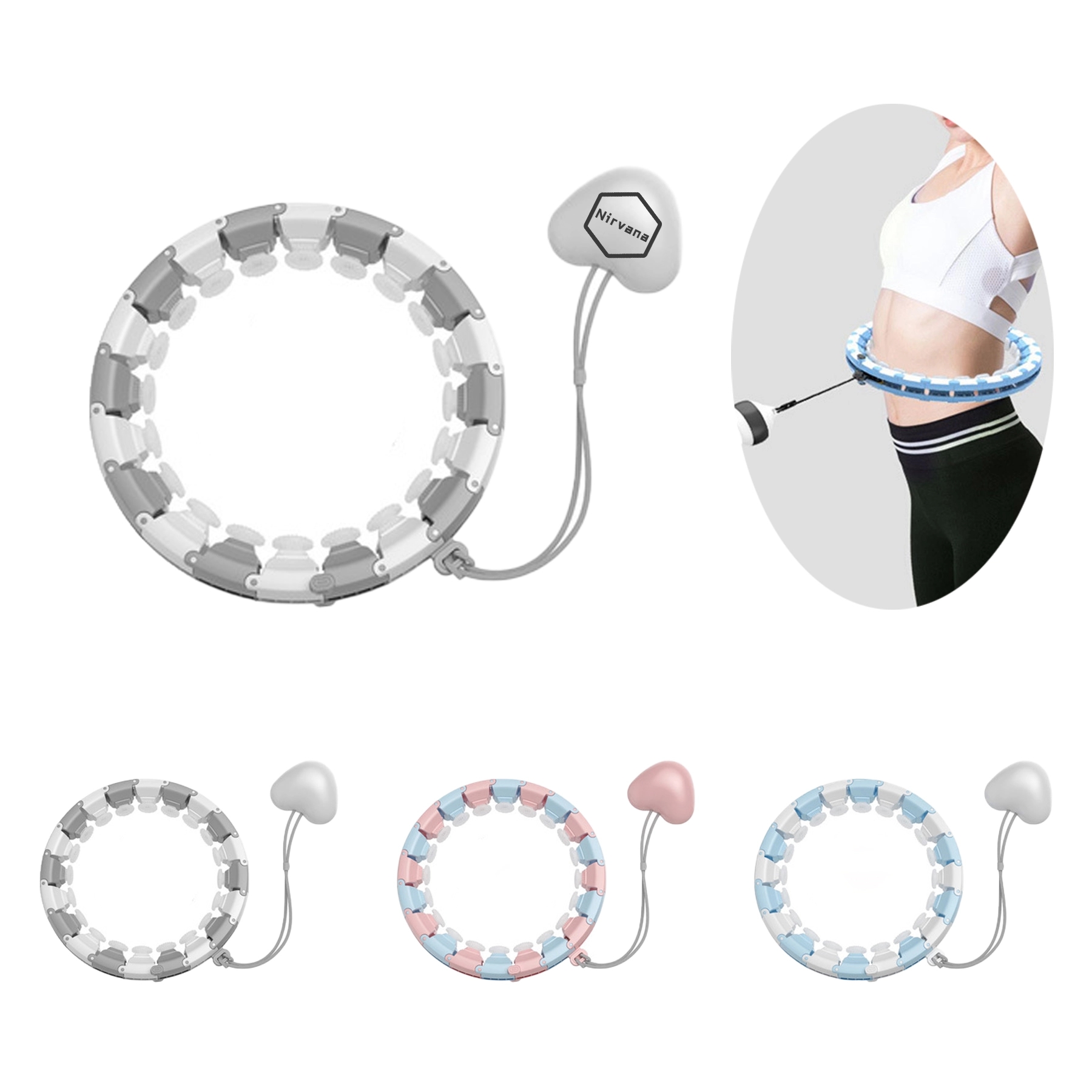 Removable Fitness Hula Hoop 2