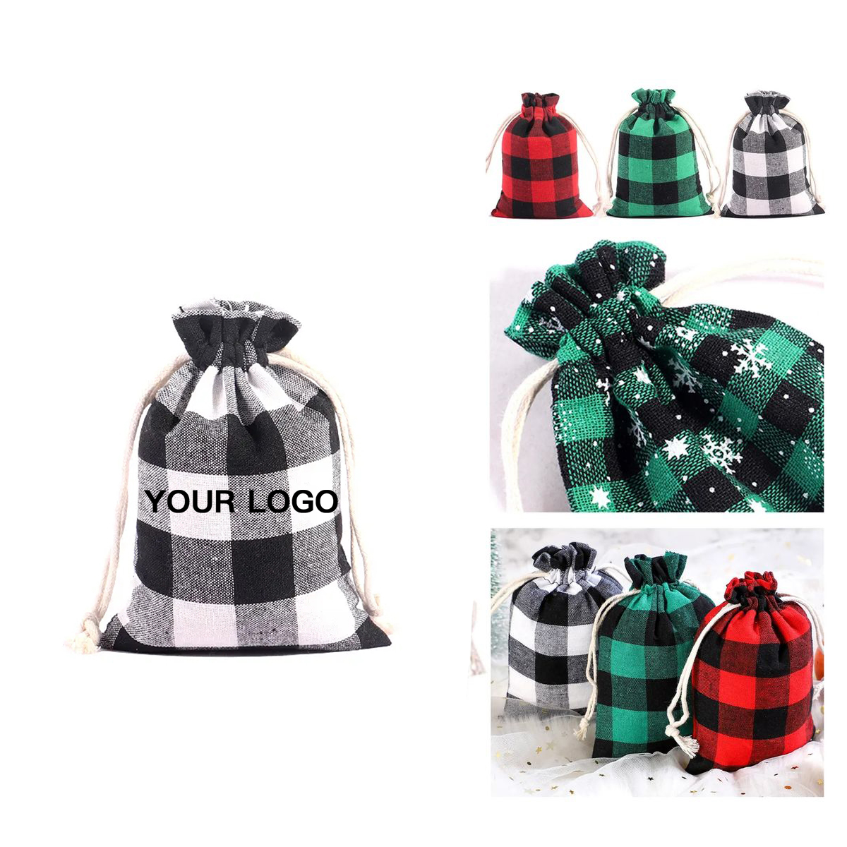 Eco Friendly Cotton Bag for Jewelry or Candy 2