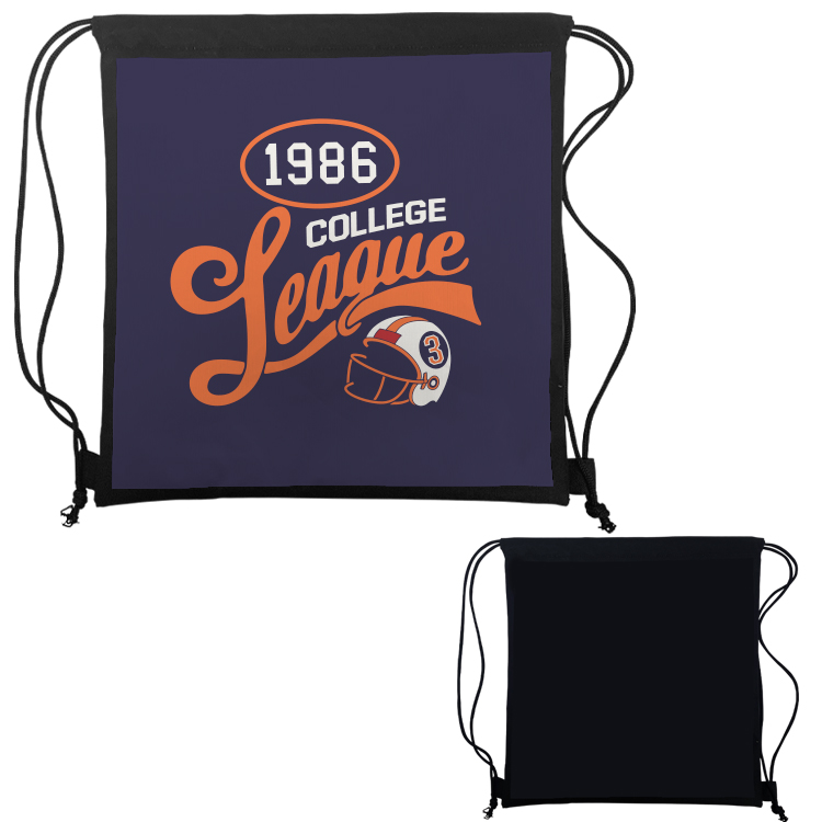 Economy Sublimated Drawstring Pack 3