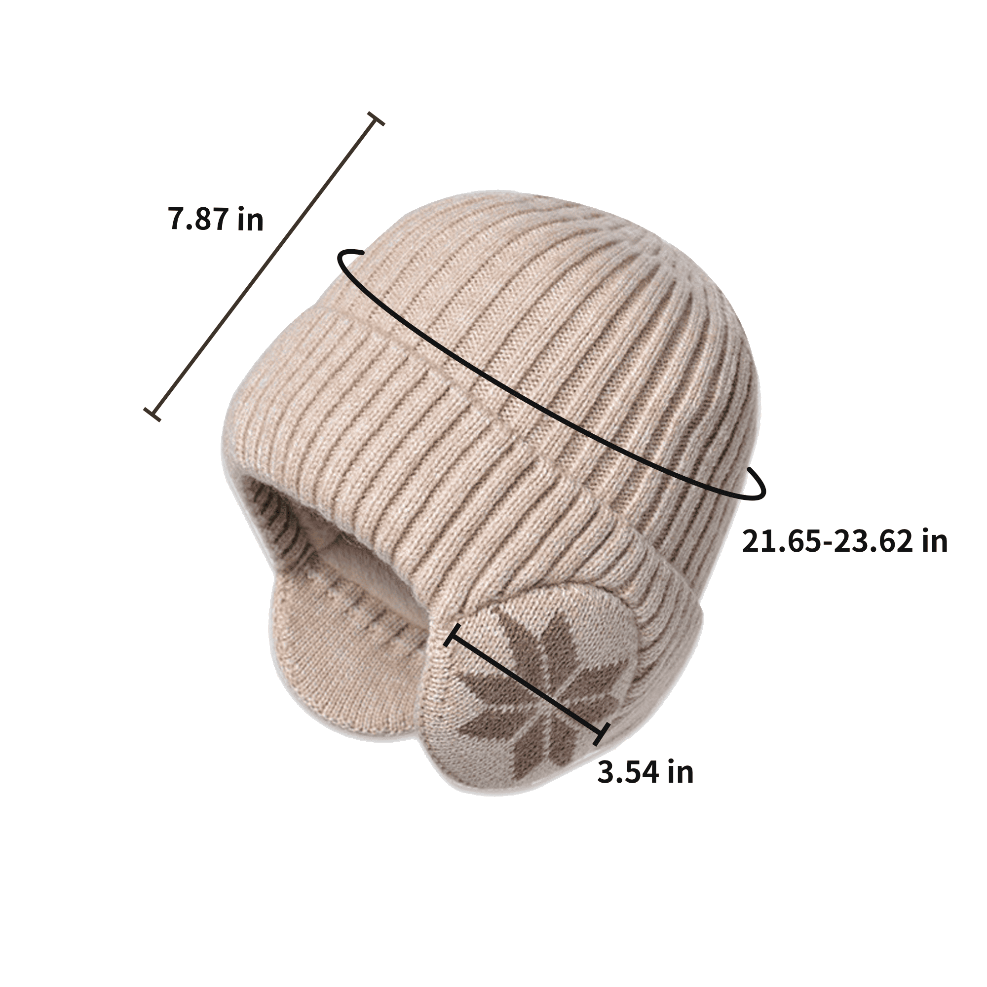 Unisex Winter Sports Acrylic Beanie 1