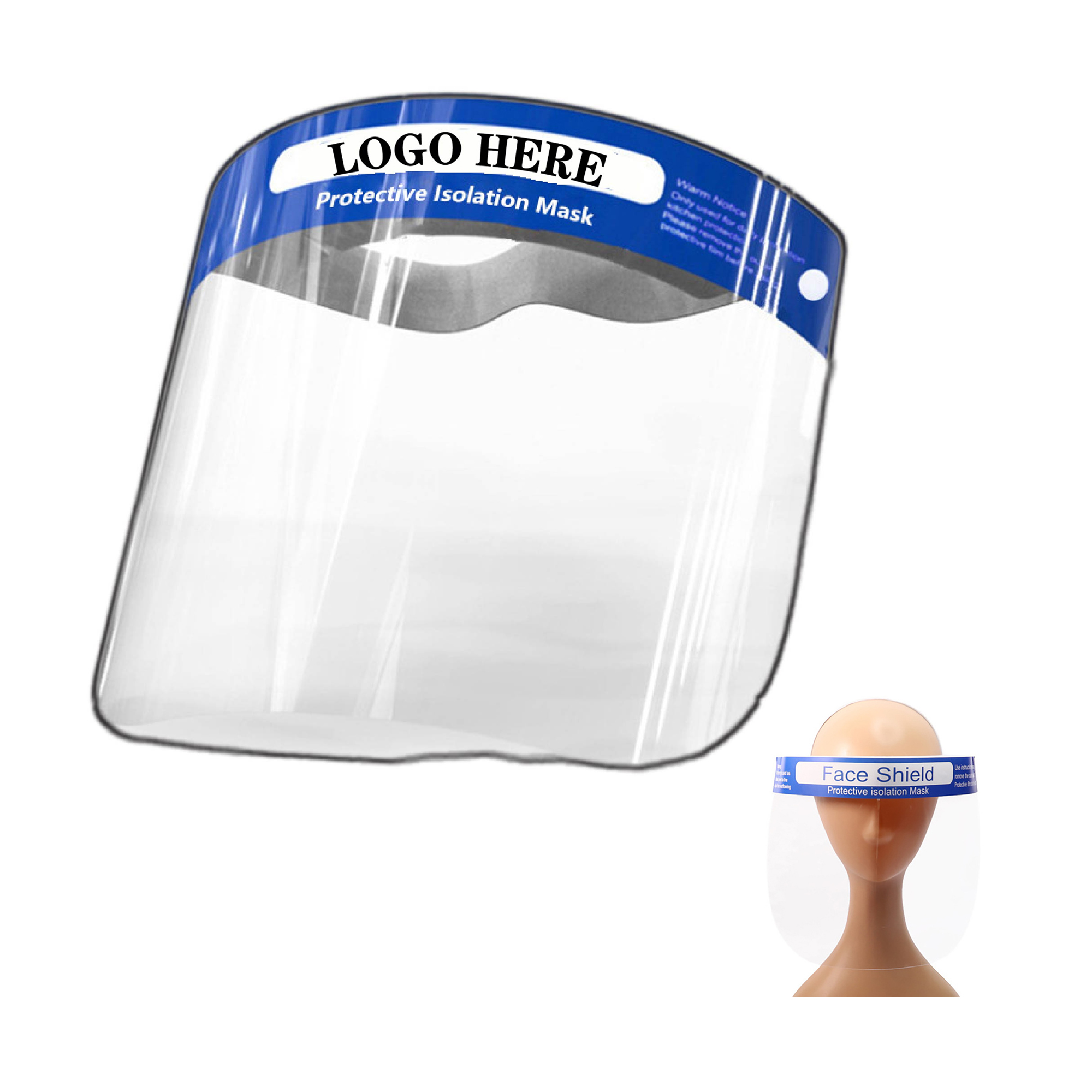 Clear Plastic Face Shield 1