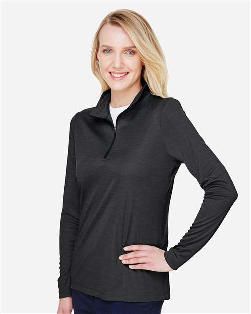 Women's Zone Sonic Heather Performance Quarter-Zip Pullover - TT31HW 11