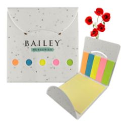 Corn Poppy Seed Sticky Note Pad 5