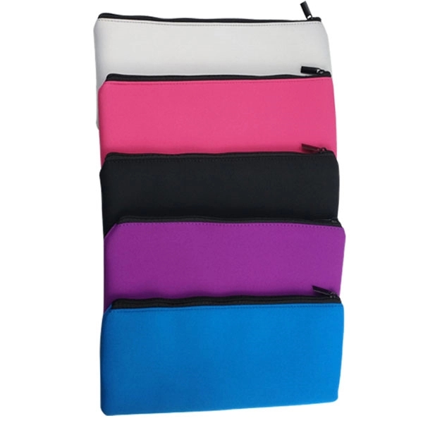 Neoprene Zippered Pencil Pouch 4