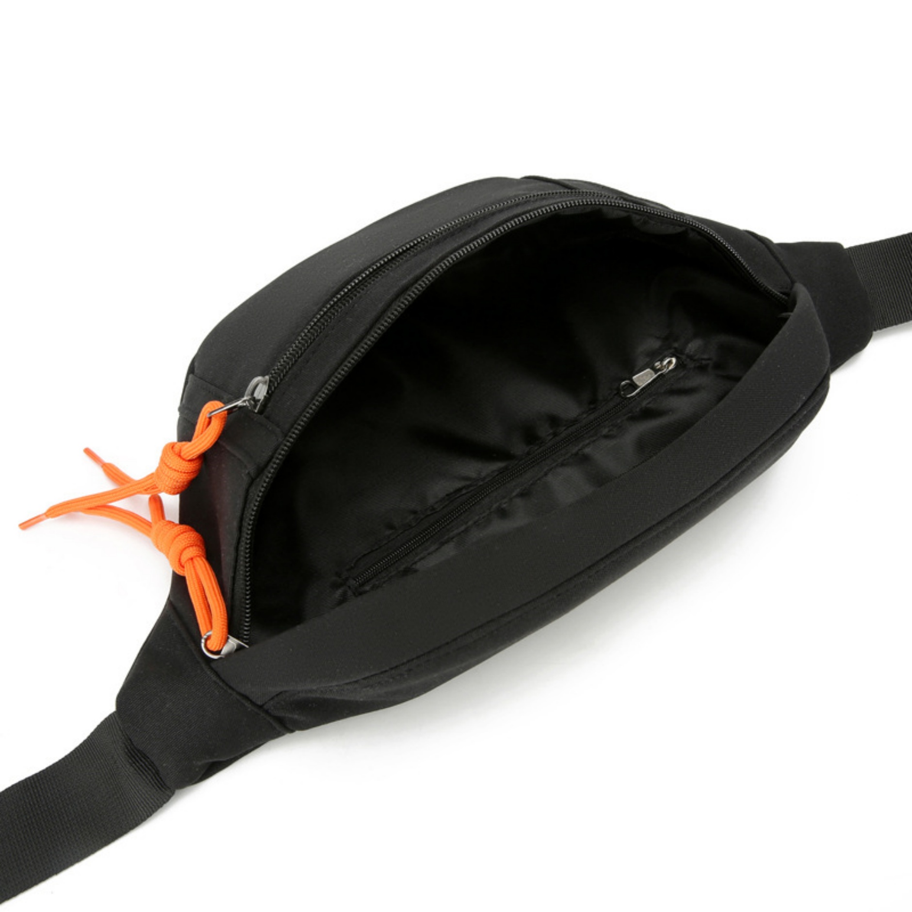 Large Crossbody Fanny Pack with 3 Zipper Pockets 2
