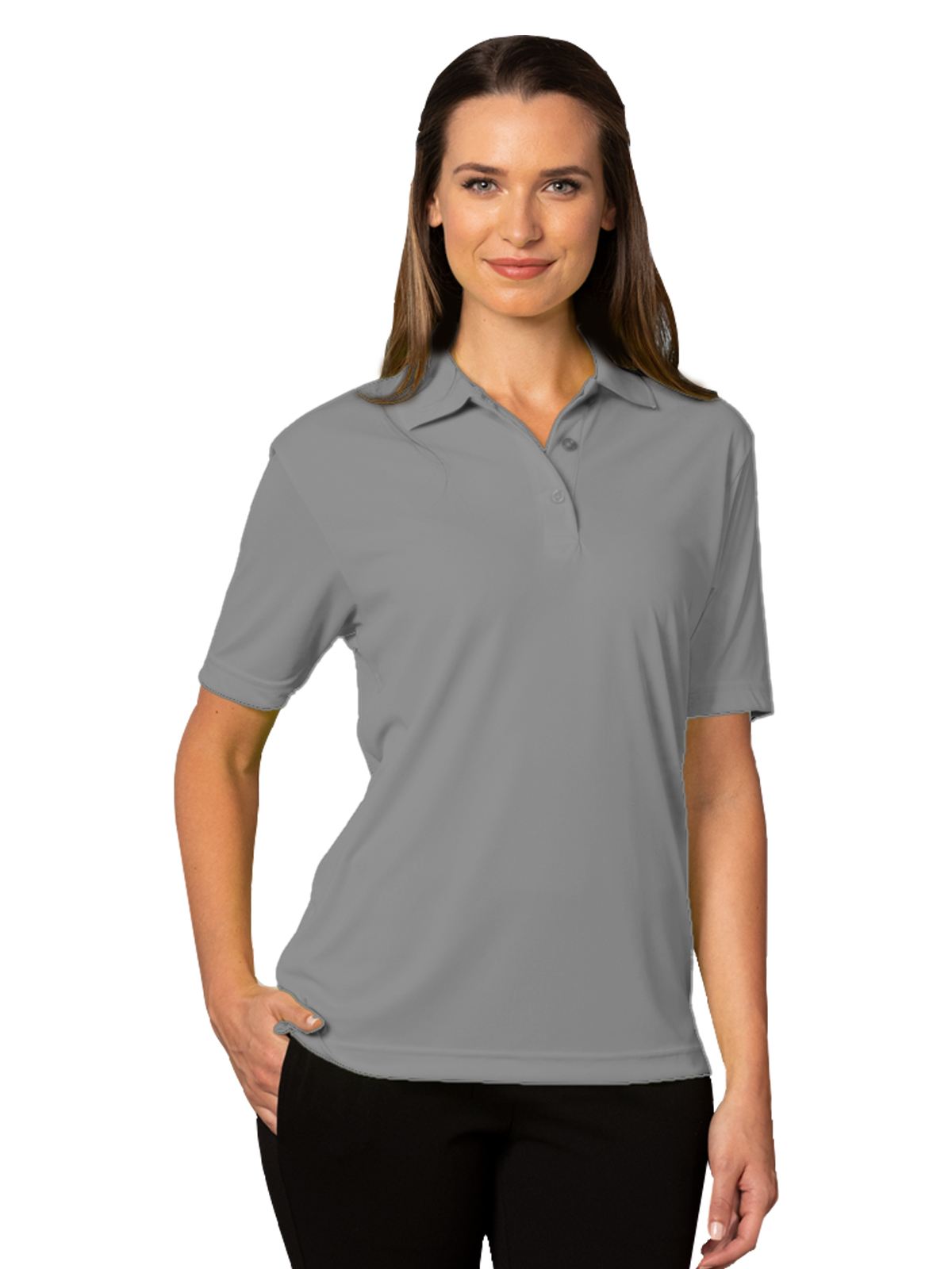 Blue Generation - Women's Pocketless Value Wicking Polo 24