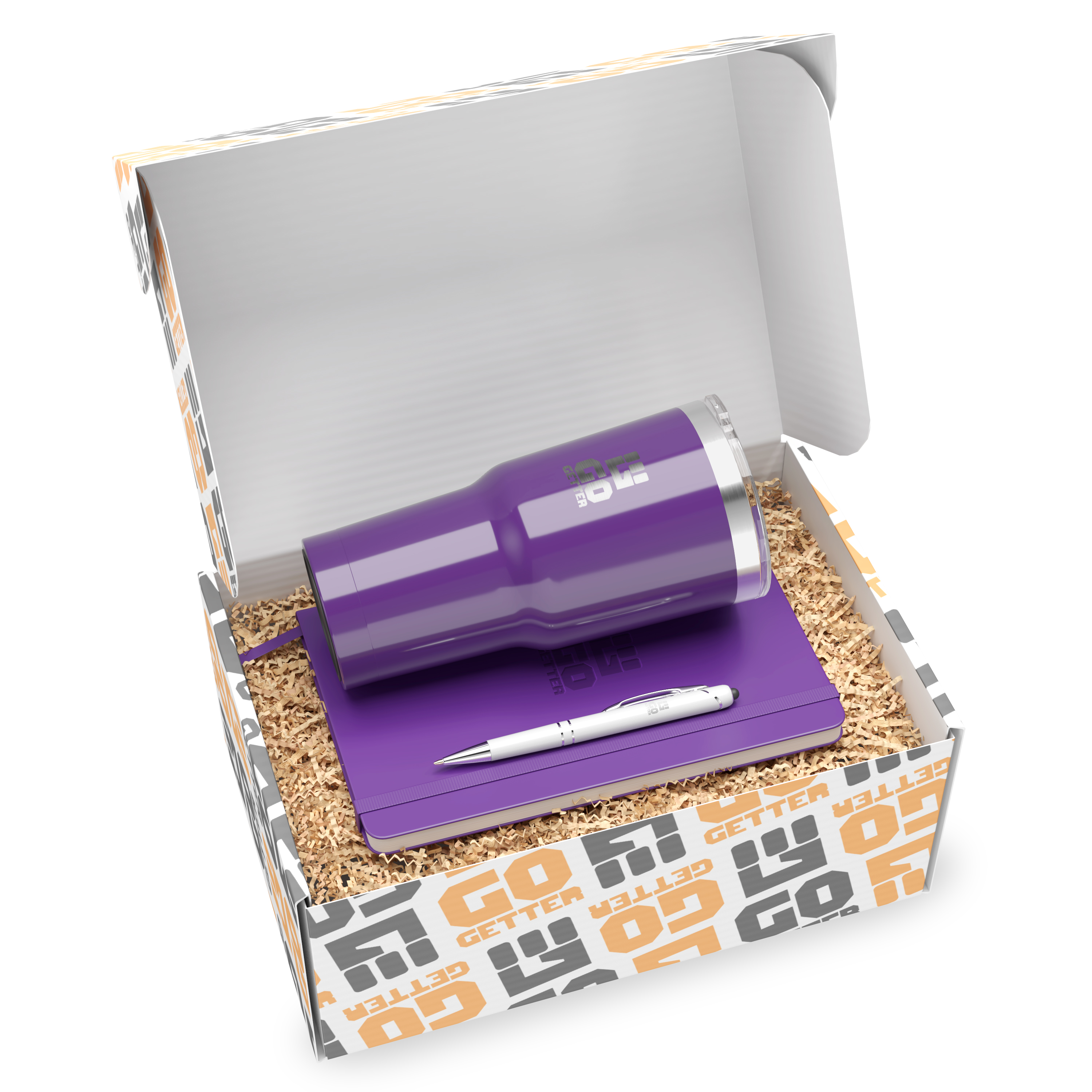 "show your colors" 3-piece kit in a droppr - custom dropship box 36