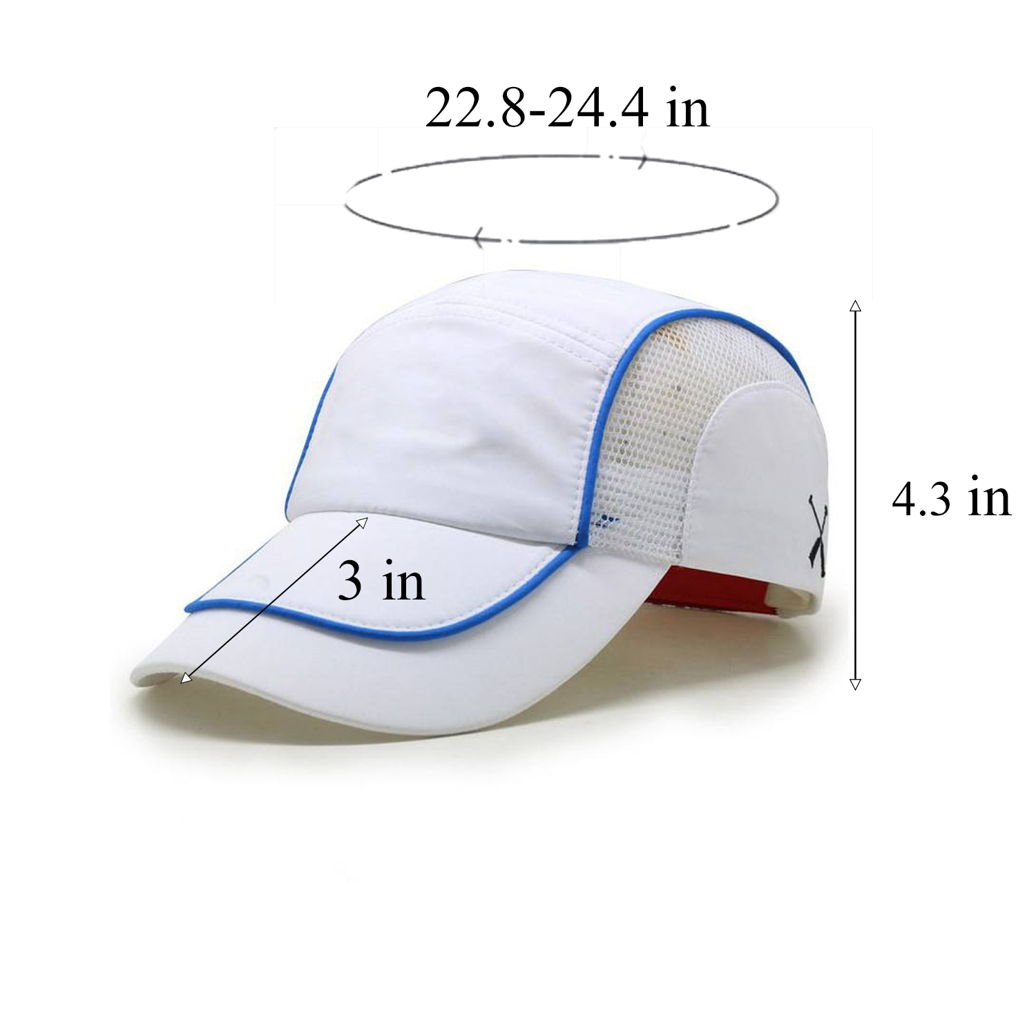 Moisture Wicking Breathable Outdoor Mesh Baseball Cap 3