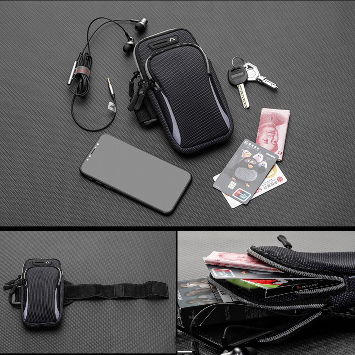 Outdoor Sports Mobile Phone Arm Bag 3