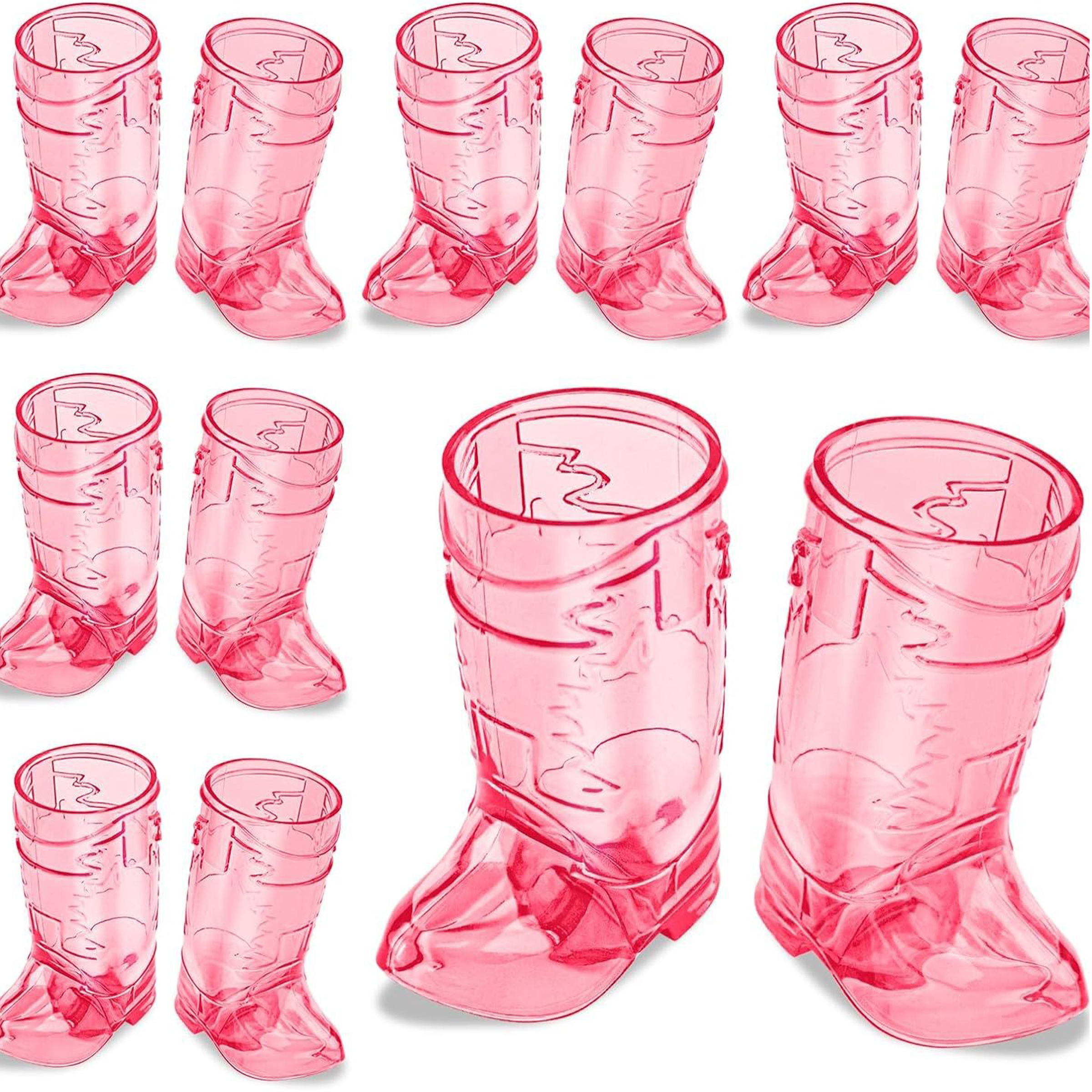 Plastic Reusable Denim Themed Party Wine Glasses 2
