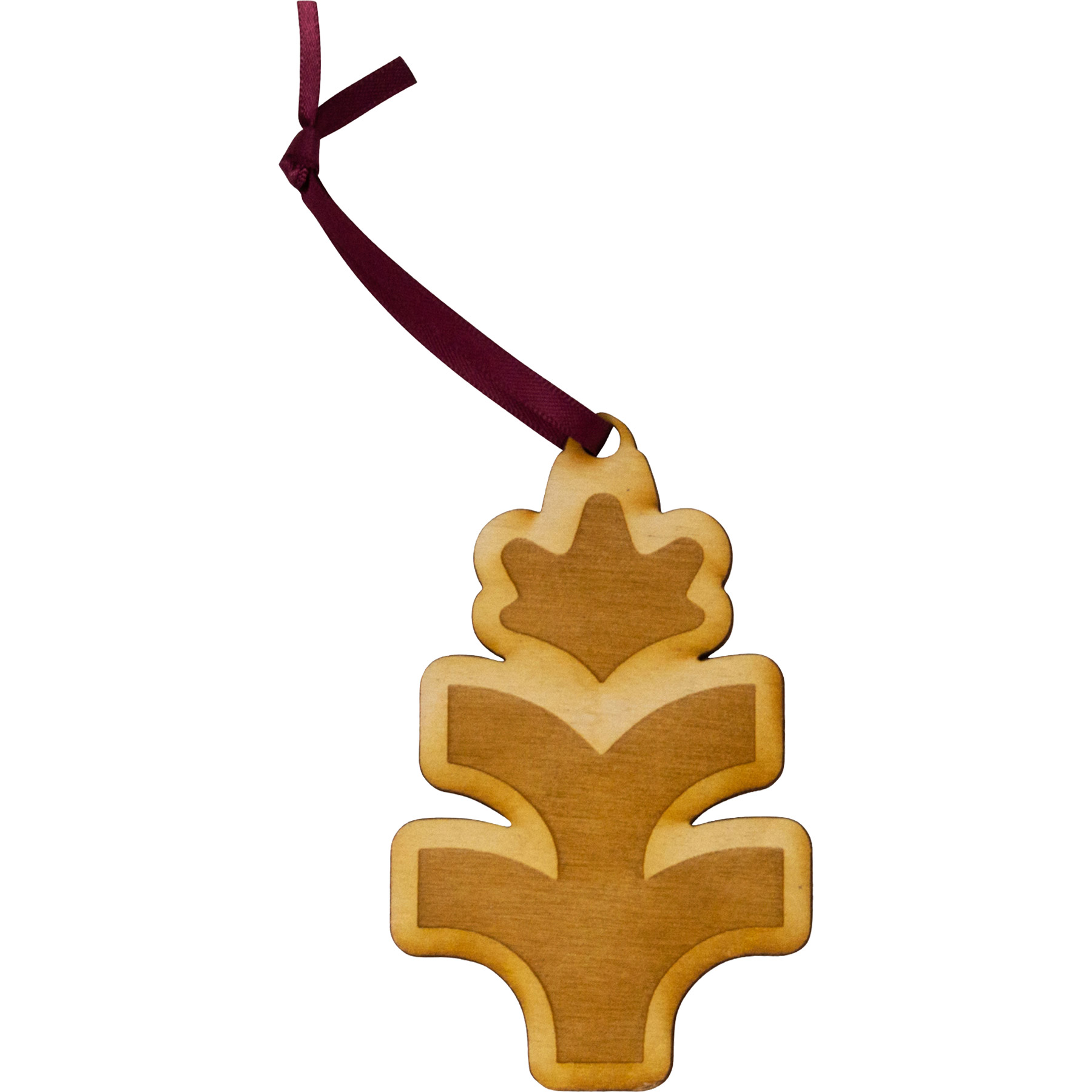 Wood Ornaments: 4" W x 4" H 7
