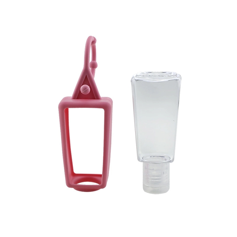 Custom Silicone Hand Sanitizer Holder Keychain 3