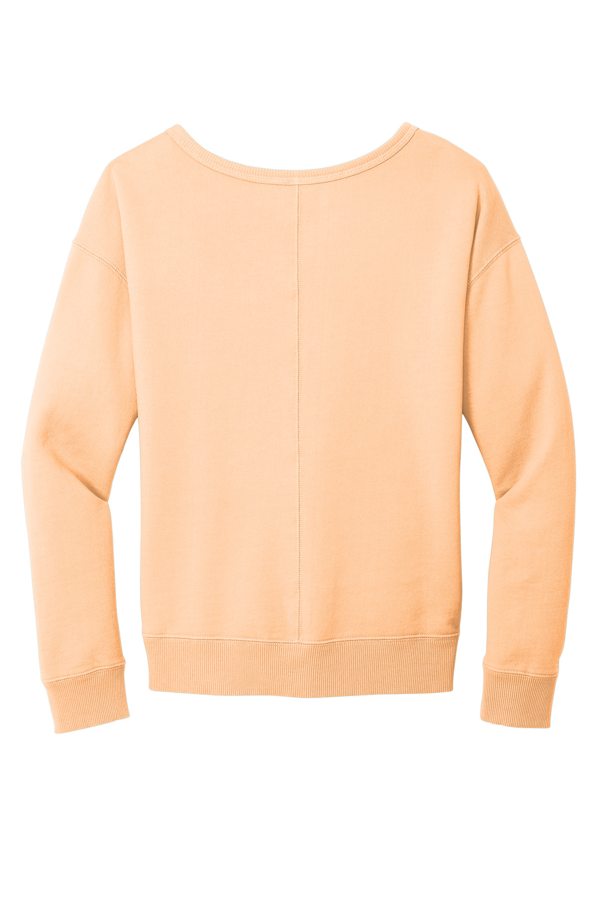 Port & Co Women's Beach Wash Garment-Dyed V-Neck Sweatshirt LPC098V 4