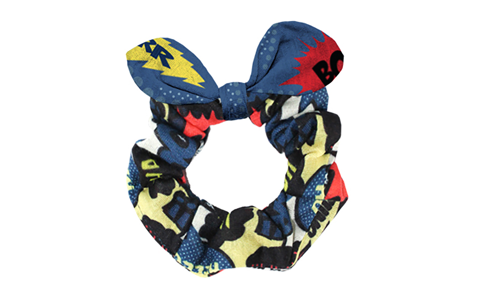 Full-Color Scrunchie with Bow