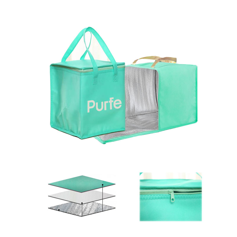 Large Non-Woven Insulated Cooler Tote 5