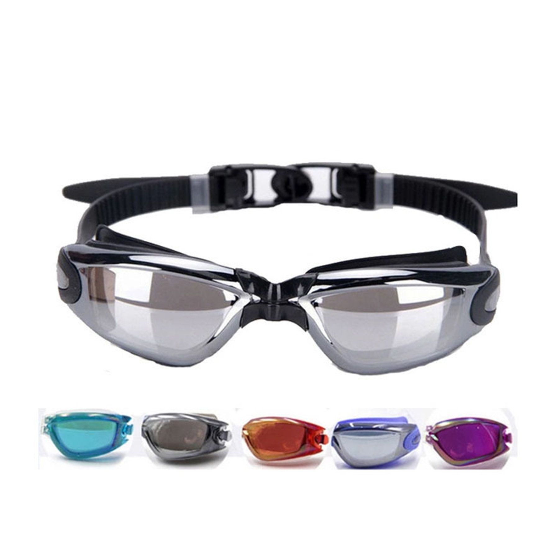 Swimming Silicone Goggles Glasses 3