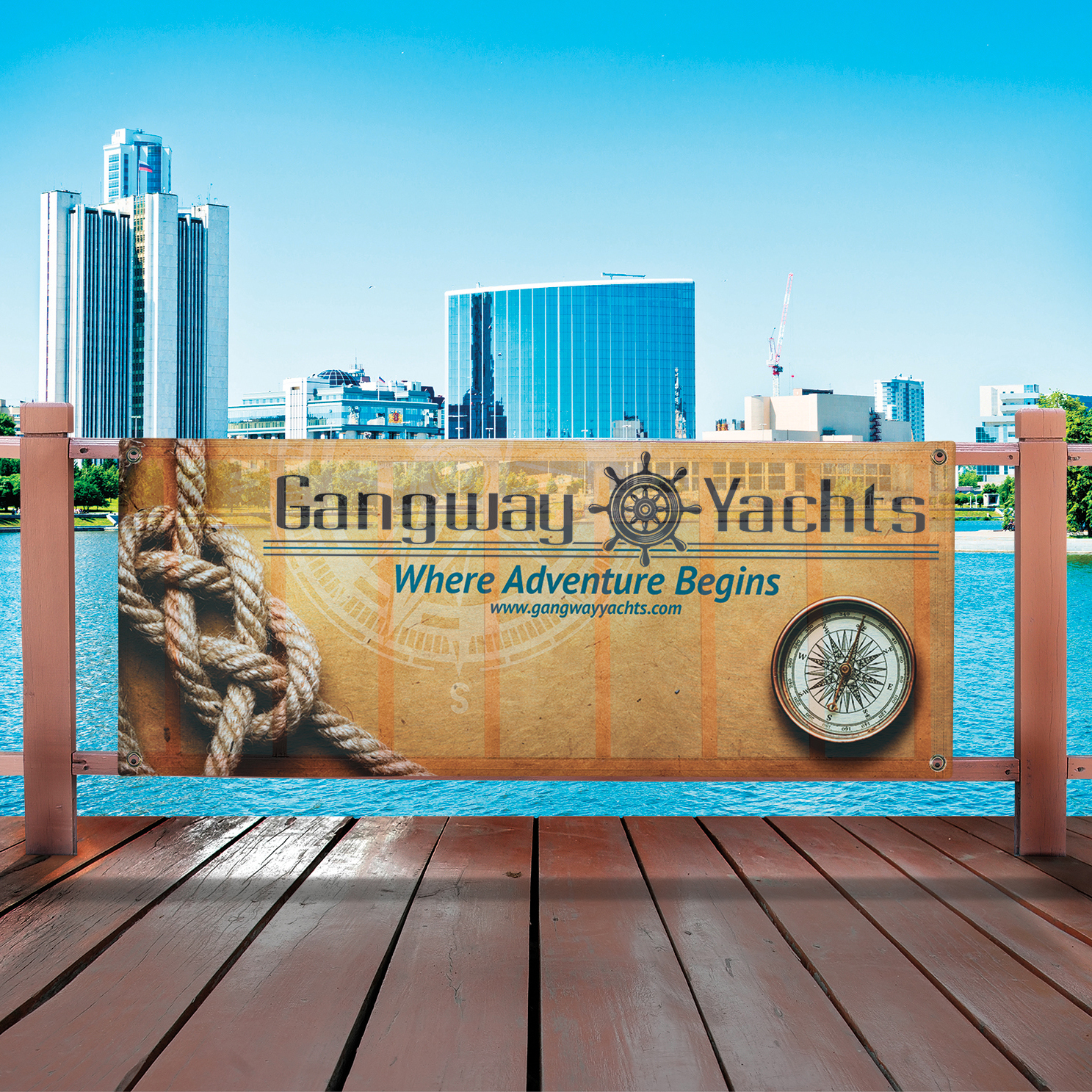 3' x 8' 9 oz. Mesh Vinyl Banner Single-Sided 5