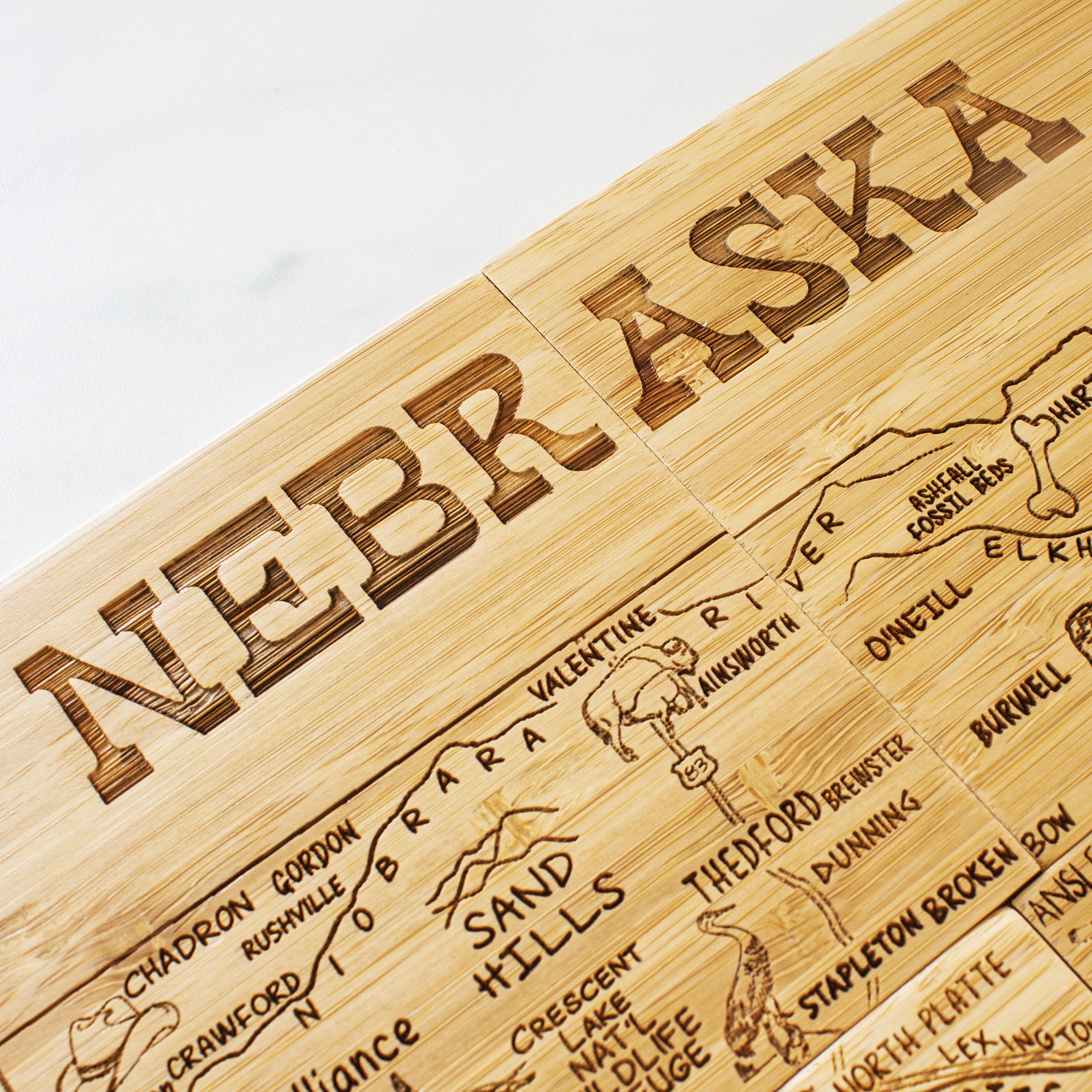 Nebraska Puzzle Coaster Set 6