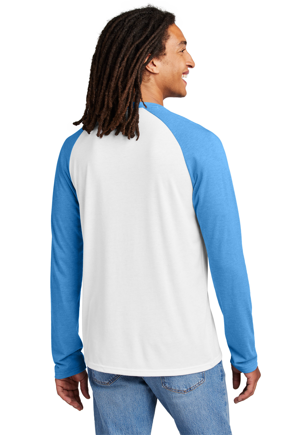 Allmade Unisex Tri-Blend Long Sleeve Colorblock Raglan AL6009 22