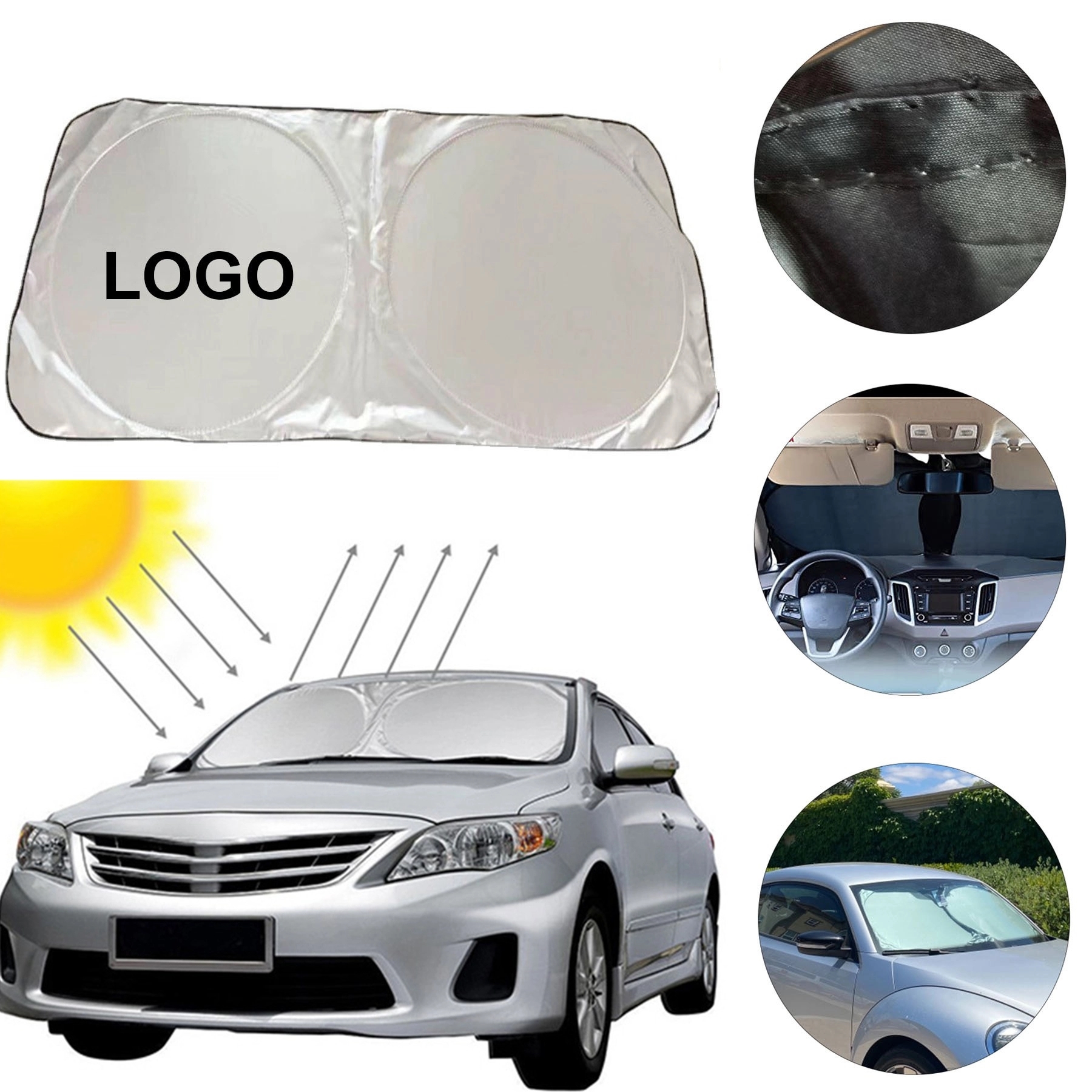 Folding Car Sun Visor 2