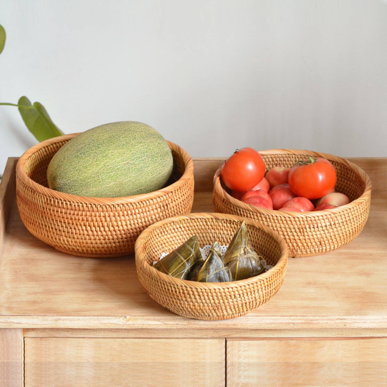 Rattan Hand-Woven Snack Basket 5