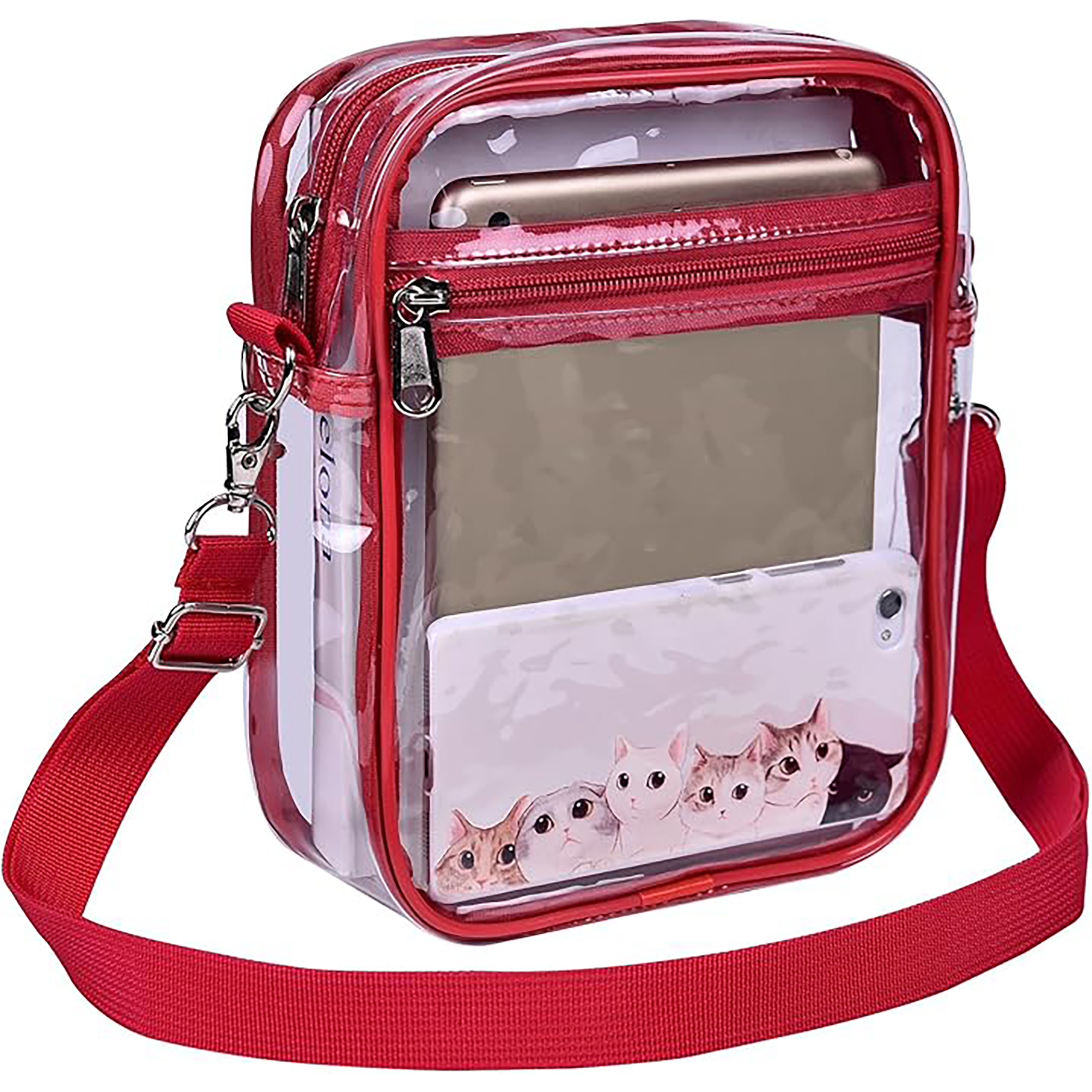 Men's and Women's Transparent Crossbody Wallet 2