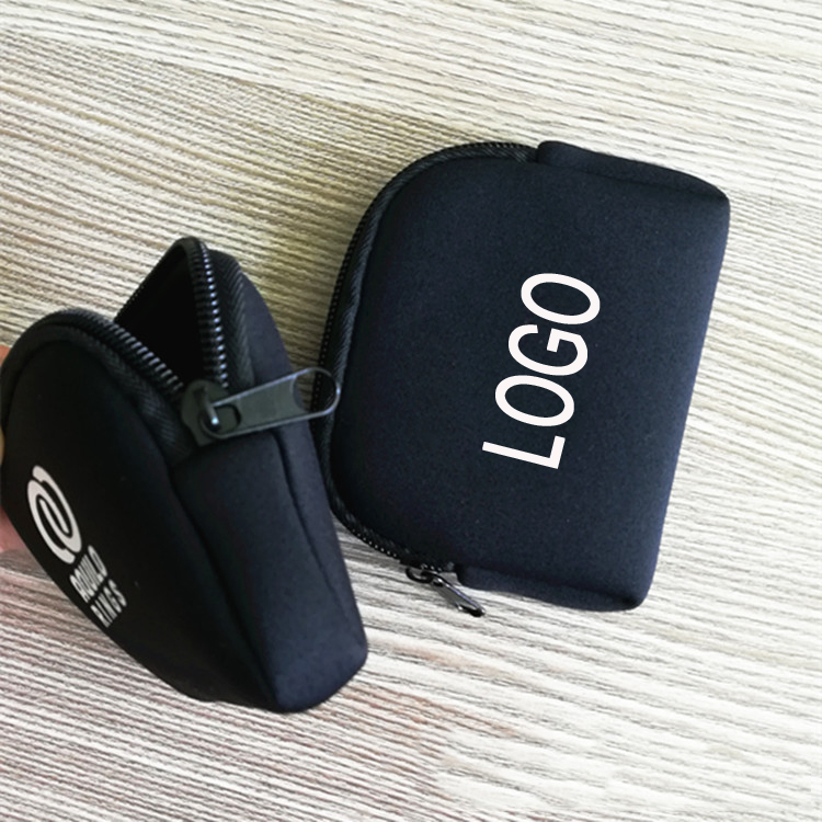 Neoprene Zip Pocket Pen Case Coin Bag 1