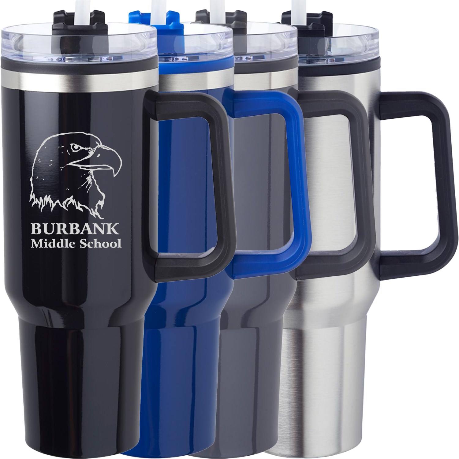 Premium 40 oz. Stainless Steel Hugo Travel Mugs 3