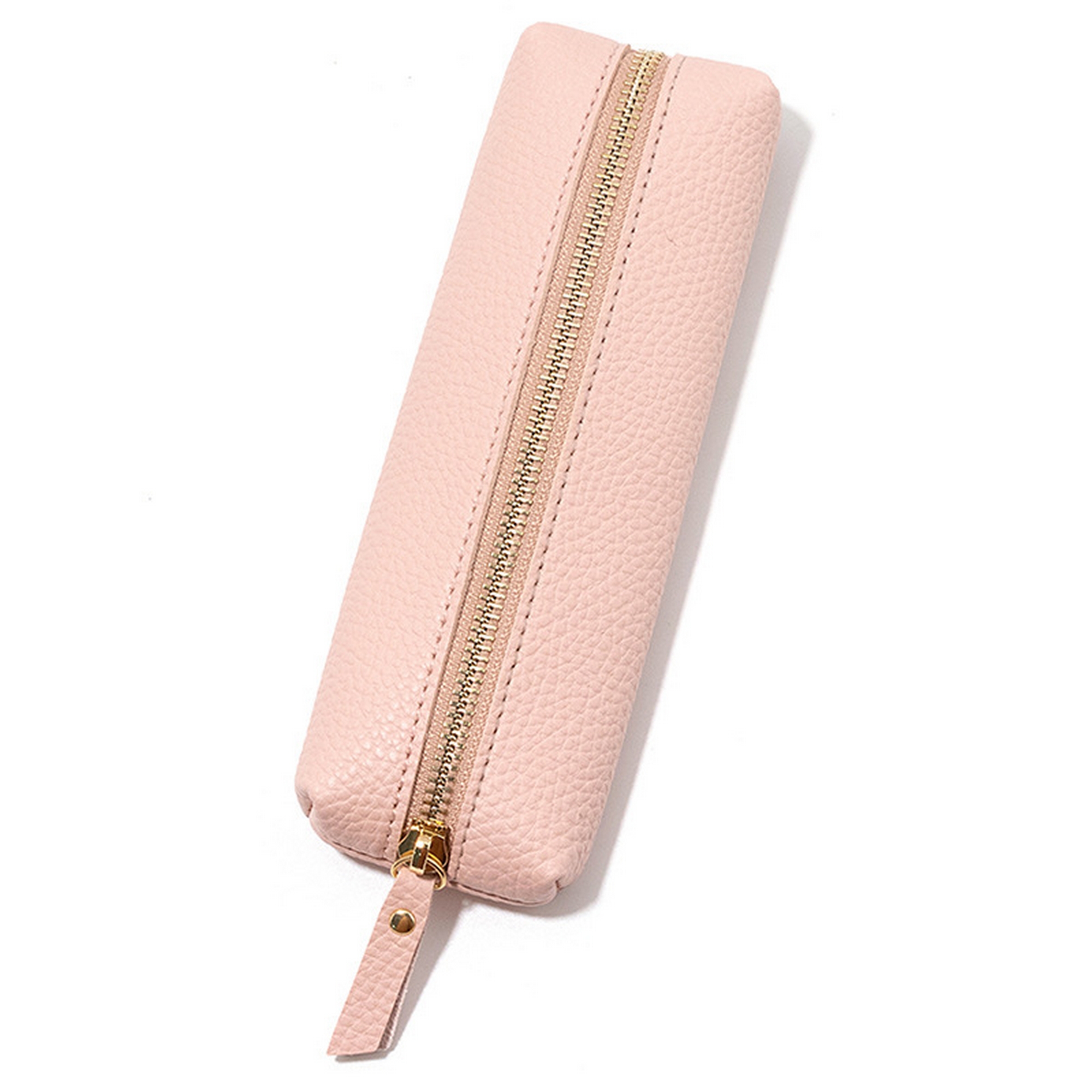 Pu Leather Zippered Pencil Case 6