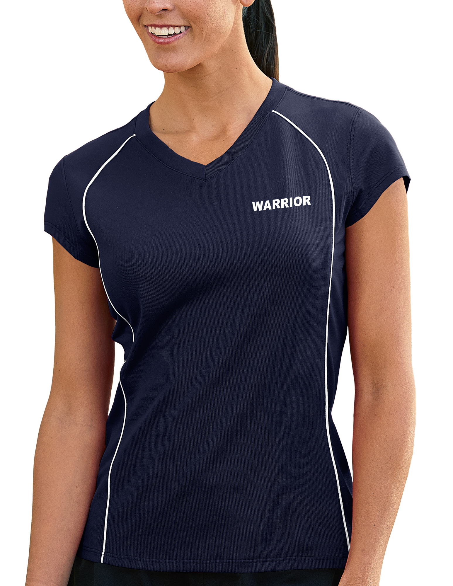 Ladies' Warrior Micro Pique Tee Shirt 6